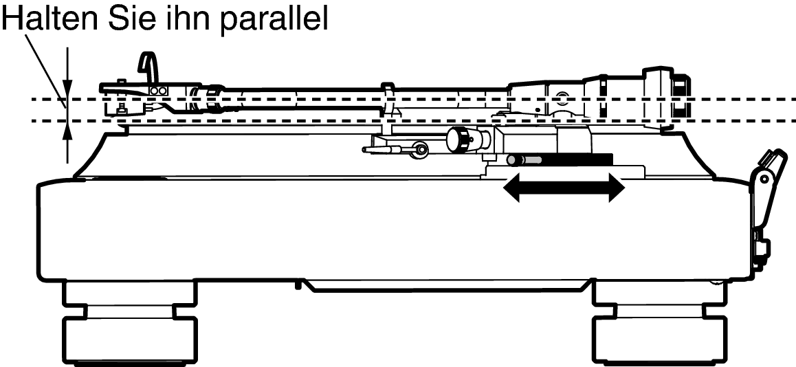 Adjuste tonearm height 2